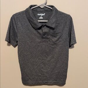 Cat & Jack Gray Kids Polo Shirt